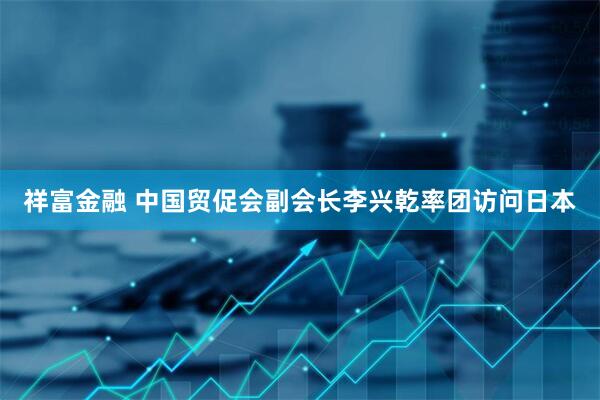 祥富金融 中国贸促会副会长李兴乾率团访问日本