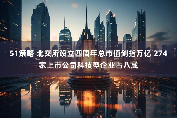 51策略 北交所设立四周年总市值剑指万亿 274家上市公司科技型企业占八成